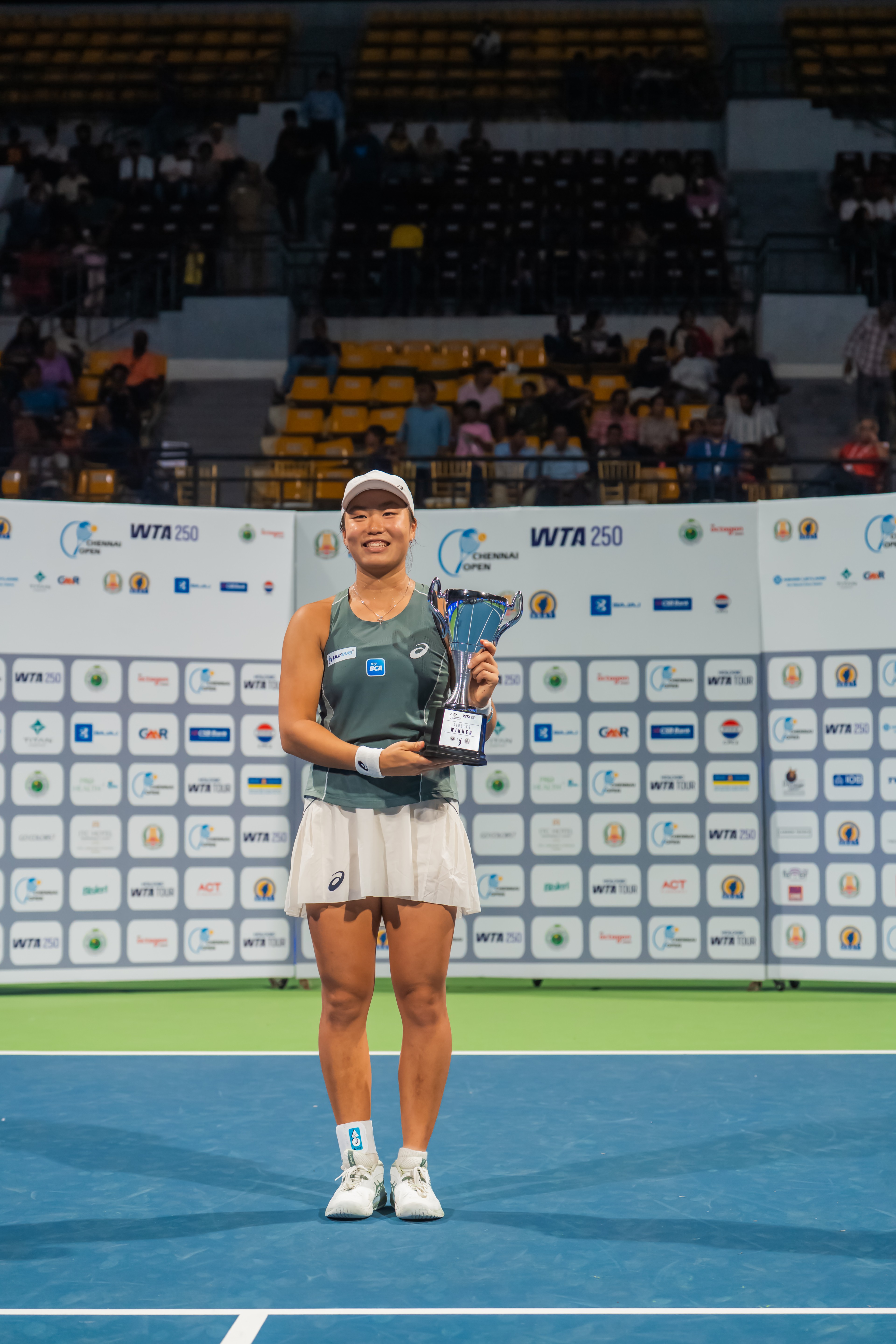 Singles winner celebration 2